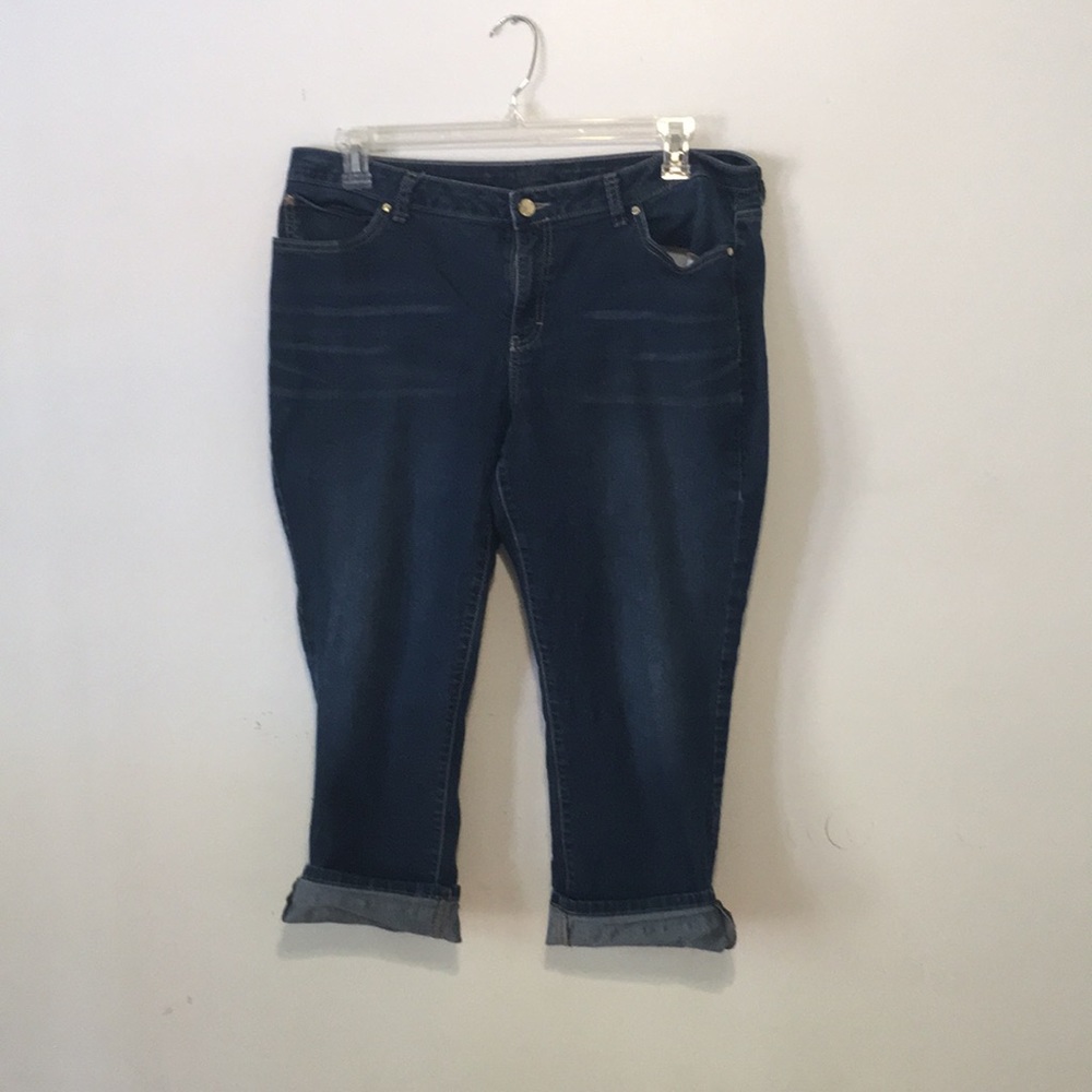 Denim capris